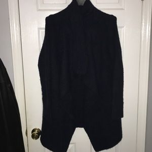 DONATED - Navy wrap neck sweater